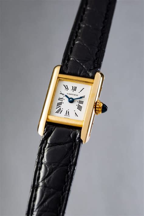 cinturino cartier tank|cartier mini tank watch.